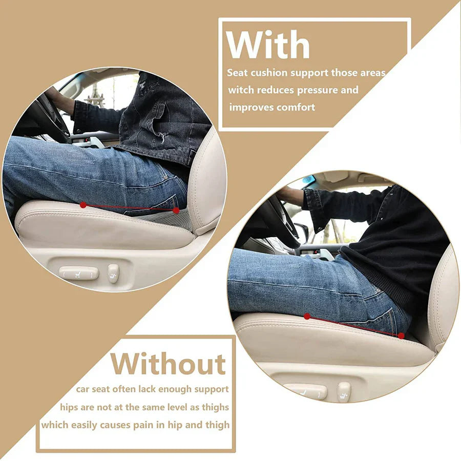 Car Seat Cushion for Shorter Drivers