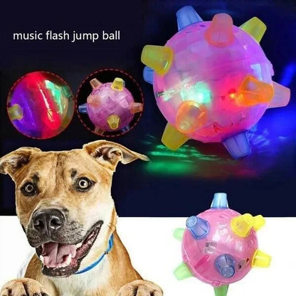 Jumping Activation Ball for Dogs, Interactive Bouncing Toy